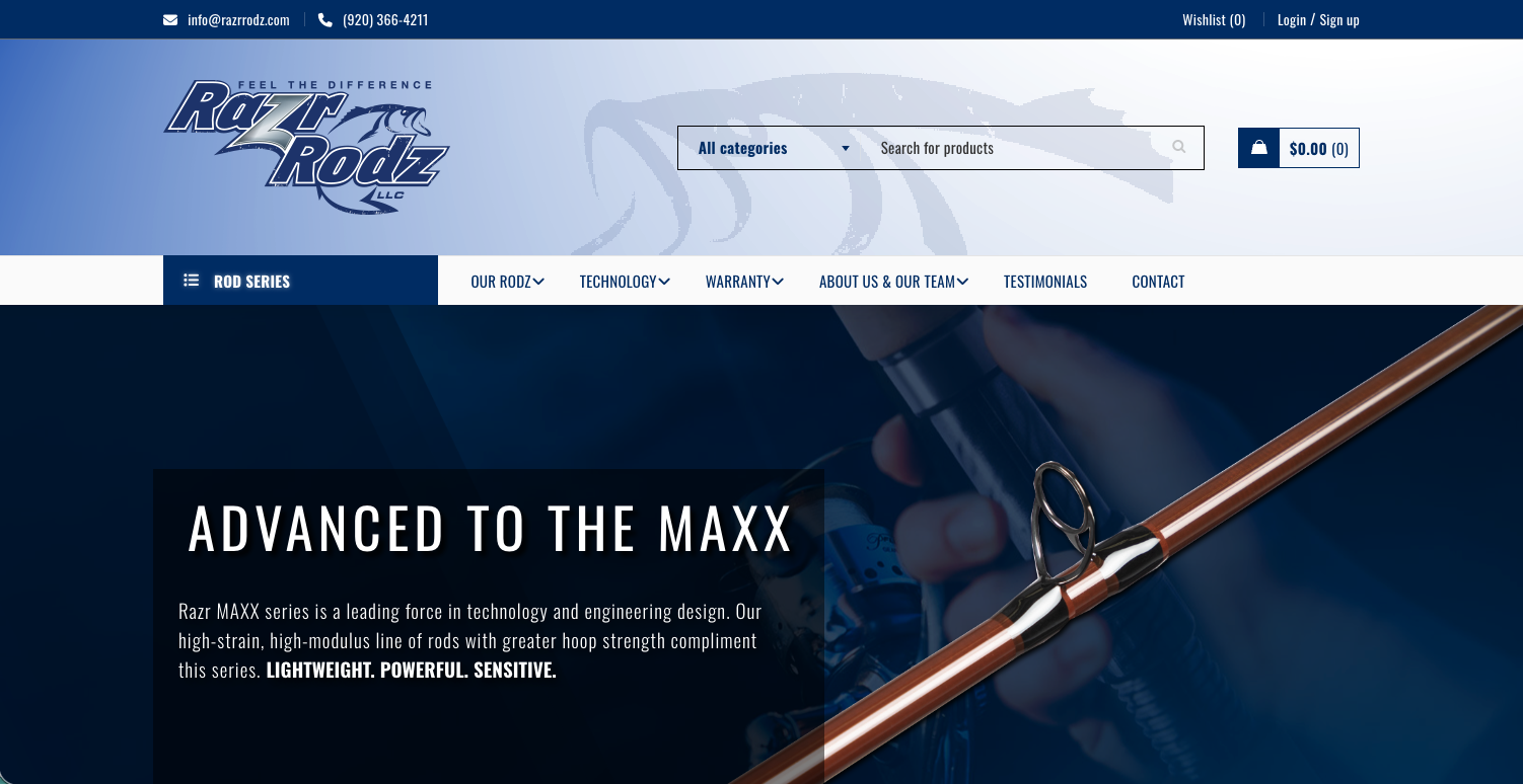 Razr Rodz web design project created by Social Synergy Oshkosh WI